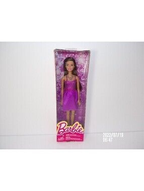 Mattel Barbie Glitz Doll In Purple Dress T7580 DGX81 NEW! IN BOX
